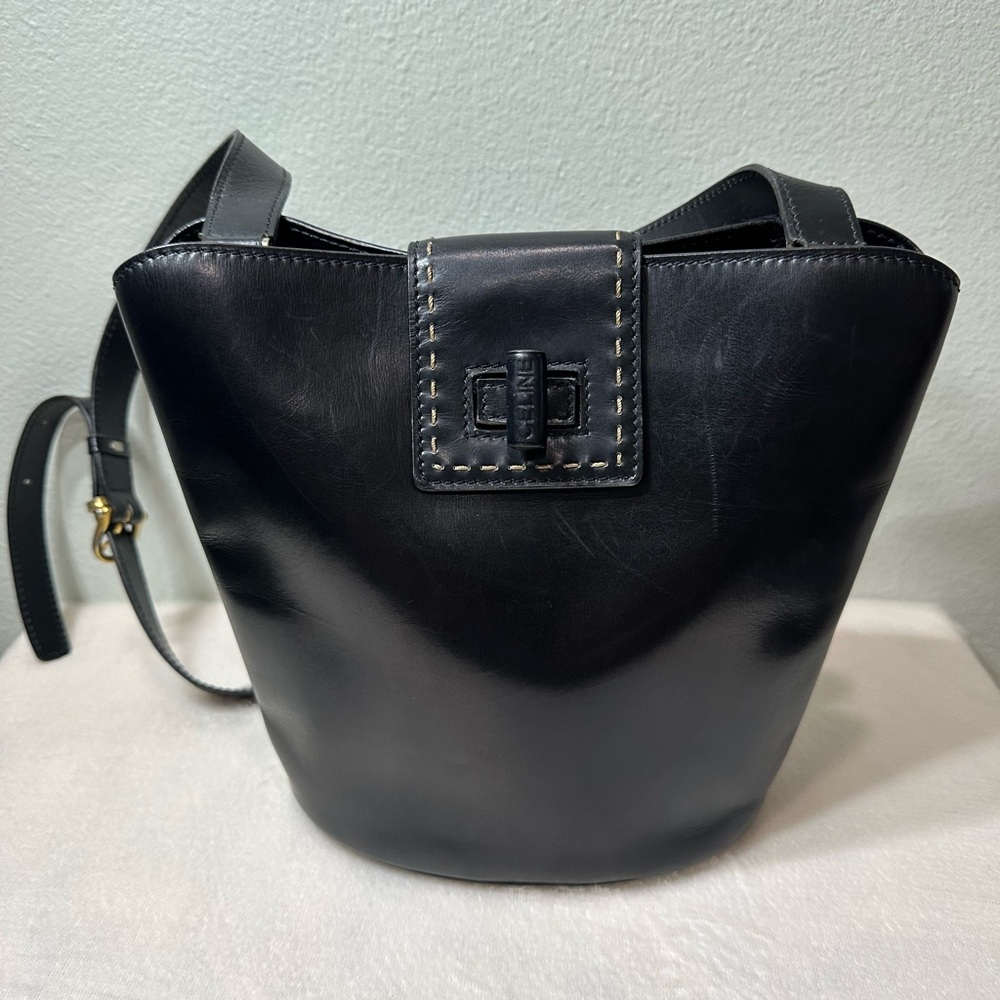 Celine Black Leather Bag